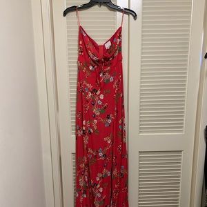 Skylar + Madison Strapless Floral Maxi Dress